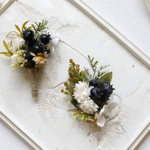 ดอกไม้ประดิษฐ์สำหรับงานแต่งงาน งานพรอม งานเลี้ยงประจำปี เข็มกลัดติดเสื้อ ดอกไม้ติดไหล่ ดอกไม้ติดข้อมือ - Product Image 5