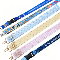 Lanière personnalisée imprimée, lanières en polyester par sublimation, porte-badge personnalisé avec logo, lanière pour téléphone portable