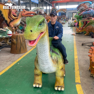 किडी सवारी मनोरंजन एनिमेट्रोनिक चलने डायनासोर की सवारी - Product Image 4