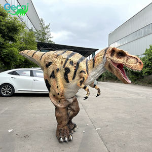 Gecai Halloween Party Ferris Wheel Animatronic Realistic Walking Dinosaur Costume raptor Life Size Resin Outdoor - Product Image 5