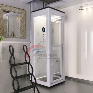Ascensor Hidráulico Moderno de 3 Pisos para Cabañas, Mini Ascensor Personal de 2 Paradas, Elevadores Residenciales Pequeños para Interiores y Exteriores - Product Image 2