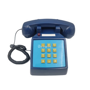 Teléfono Fijo con Cable Estilo Europeo Años 30, <span class=keywords><strong>Timbre</strong></span> Mecánico, Botones de Marcación, Diseño Vintage <span class=keywords><strong>Antiguo</strong></span> - Product Image 6