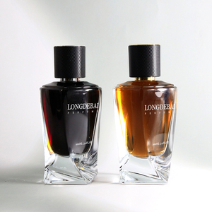 Custom Special Shape <b>Perfume</b> Glass <b>Bottle</b> Empty 100ml Black <b>Perfume</b> <b>Bottle</b> Gradient Blue <b>Perfume</b> <b>Bottle</b> with Box - Product Image 6