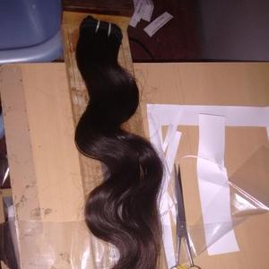 Temple hair-Cabello Humano remy, tejido remy de la mejor calidad, 10000% de caída y sin enredos, de la india - Product Image 1