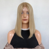 Perruques Sheitel Kosher personnalisées en cheveux humains vierges, avec dentelle HD, cuticules alignées, coupe haut de gamme, charmantes, avec petit bonnet
