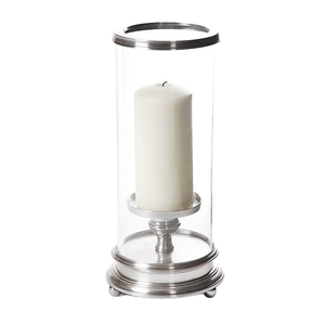 Hot Selling Iron Daphne Round <b>Hurricanes</b> <b>Candle</b> Holder Silver Plated Eco-Friendly for Weddings and Christmas Home Decor - Product Image 4