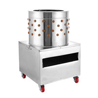 Nouvelle machine intelligente d'enlèvement de plumes de volaille d'acier inoxydable pour l'usage d'hôtel