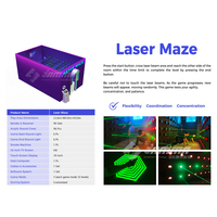 Équipement de labyrinthe laser professionnel JC pour intérieur, jeux multijoueurs stimulants, arène de laser game, utilisation commerciale dans les parcs d'attractions, métal 12