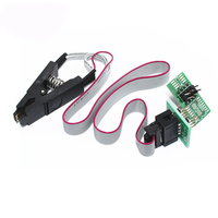 Carpeta de prueba SOP8 Clip BIOS de ocho pines Cuerpo ancho y estrecho Abrazadera universal de 8 pines Abrazadera adaptativa Quemar el soporte de chip