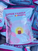 Approvisionnement en gros Super Yerba Mélange de boisson fonctionnelle instantanée en sachet individuel, Poudre de complément alimentaire pour la détoxification intestinale et le soulagement de la brume mentale
