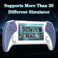 Vente flash - Console de jeu portable Project X PRO 64 Go avec écran de 4,3 pouces, Wi-Fi, batterie de 3200 mAh, manette 3D, RK3326 Quad-core, jeux Linux