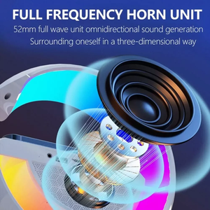 BT Speaker Night Light <strong>with</strong> Alarm Clock Speaker Wireless Charger Blue-tooth <strong>Led</strong> <strong>Lamp</strong> - Product Image 6