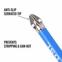 Embouts de tournevis magnétiques en acier S2 HRC60 poli 65 mm PH2 antidérapants Phillips industriels DIY OEM pour perceuse électrique