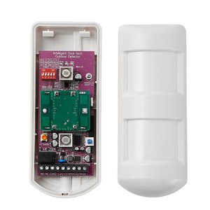 2 cái Ngoài Trời Có Dây 2PIR + Lò vi sóng cảm biến chuyển động 12m 100 ° phát hiện bảo hiểm với không có NC Đầu Ra chống Mặt nạ chống vật nuôi chống thấm nước - Product Image 3
