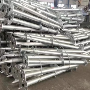 Mạ kẽm nhúng nóng thép carbon mặt đất vít Neo xây dựng sâu móng cọc xoắn ốc cho các sản phẩm liên quan đến năng lượng mặt trời - Product Image 3