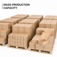 Usine de carton en Chine, papier kraft, carton de grande taille, boîtes d'emballage en carton ondulé, logo personnalisé