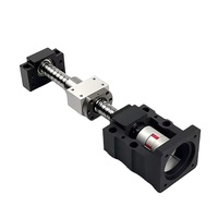 Kit de vis à billes CNC SFU1604 1605 SFS1610 avec bloc de support BF12, écrou, support moteur, accouplement, actionneur linéaire 150-2000mm