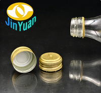 Tapa de Aluminio ROPP de Grado Alimenticio de 28*16.8mm, con Texto/Patrón en Relieve Personalizado, para Bebidas, Jugos, Refrescos, Vino