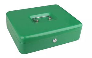 Segura a mini caixa do dinheiro do metal Caixa segura pequena do armazenamento do dinheiro do metal contra-roubo que trava a caixa portátil do dinheiro - Product Image 4