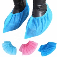 Couvre-chaussures jetables non tissés antistatiques et imperméables, machine à rouler les couvre-chaussures anti-poussière jetables