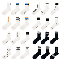 Chaussettes éponge de sport personnalisées Add Grip Chaussettes respirantes avec logo en coton et nylon pour hommes