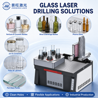 Machine de perçage laser rotative automatique 120W/200W 8mm pour verre, avec un niveau de sécurité élevé, pour la découpe de trous latéraux au fond des bouteilles