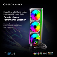 Refroidisseur d'eau pour processeur ZEROMASTER 360 mm, ventilateur ARGB Prism, refroidissement liquide AIO, radiateur pour boîtier d'ordinateur de jeu