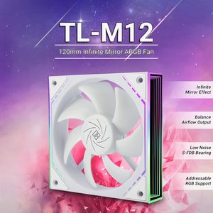 Ventilateur de boîtier Thermalright TL-M12 blanc 12 cm ARGB, nouveau modèle 2025, pour le refroidissement du boîtier d'ordinateu - Product Image 2