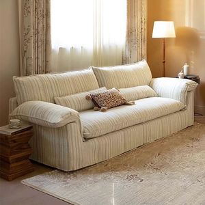 Nuovo Divano in Lino Stile Francese, Completamente Sfoderabile e Lavabile, Rivestimento in Cotone-Lino, per Soggiorno o Camera da Letto - Product Image 3