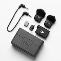 Microphone sans fil DJI Mic Mini (2 émetteurs 1 récepteur + étui de charge) compatible avec iPhone, Android, appareil photo, 48 heures d'autonomie