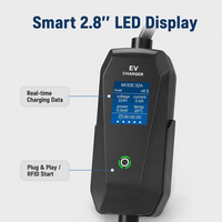 Chargeur EV portable 11 kW pour BYD, avec pochette de transport incluse, compatible coffre, gestion des câbles en TPU, en stock