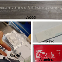 Nouvelle machine de découpe CNC portative Faith, marquage au laser à fibre, gravure DXF/PLT, métal, PVC, tuyau, refroidissement par air, imprimante laser, oreille