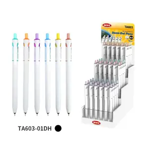 BEIFA TA603 0.5mm ST Tip Press Type Smooth Writing Uniform Discharge Quick Drying Factory Price Customizable Semi Gel Pen