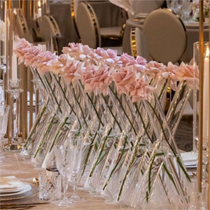 <span class=keywords><strong>Vase</strong></span> en verre transparent <span class=keywords><strong>carré</strong></span> de décoration de scène LHP012, dernier design, vente en gros, <span class=keywords><strong>vase</strong></span> à fleurs en verre transparent <span class=keywords><strong>carré</strong></span> pour table, en vente - Product Image 5