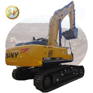 Nueva excavadora de cadenas pesada Sany SY335H SY335C de 33.5 toneladas, origen KR, con motor Cummins Isuzu Mitsubishi SY335 SY365 - Product Image 1