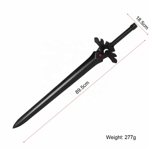 Épée noire de dessin animé japonais populaire <span class=keywords><strong>Kirigaya</strong></span> <span class=keywords><strong>Kazuto</strong></span>, arme de nuit, épée de ciel, Art en ligne Cos accessories - Product Image 6