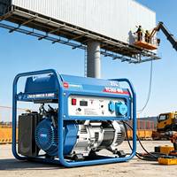 Générateur d'électricité silencieux à essence YC5GF-MG 5KW, générateur portable à essence avec un grand réservoir de carburant de 25L