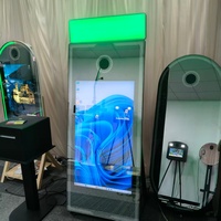 Photomaton Magique à Écran Tactile avec Impression Instantanée pour Appareils Photo Reflex et Smartphones – Machine à Selfie pour Événements