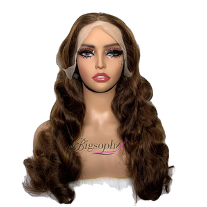 Perruques Frontales en Dentelle Vague Corps Cheveux Humains Vietnamiens Bruts Glueless HD pour Femmes Noires Style Yaki Longueur Vente en Gros - Product Image 4