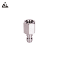 PCP Pompe Paintball Plongée Compresseur Haute Pression De Charge Montage 8MM Inoxydable homme quick connect avec femelle M10 fils