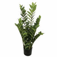 Karangan Bunga dan Tanaman Hias Mewah Buatan dari Zamioculcas Zamiifolia untuk Dekorasi Lanskap Dalam Ruangan, Pernikahan, dan Pesta.