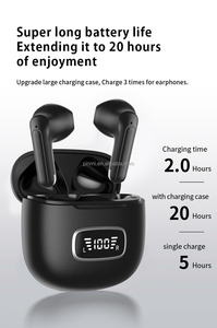 เหมาะสำหรับหูฟังไร้สายบลูทูธ: หูฟัง S83ให้ความร้อน V5.4 TWS หูฟังขนาดเล็กแบบกึ่งอินเอียร์ที่ควบคุมด้วยเสียงพร้อมจอแสดงผลดิจิตอล - Product Image 4