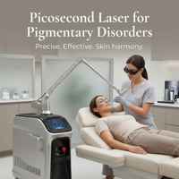 Laser picoseconde esthétique à double longueur d'onde, laser Pico 1064/532 nm, appareil de rajeunissement de la peau, élimination des tatouages multicolores, 300 ps Pico