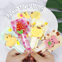 Lollipopvormige kinder snoepjes, vegetarische fruitige gummies, doosje, casual snacks, Chinees voedsel, groothandel