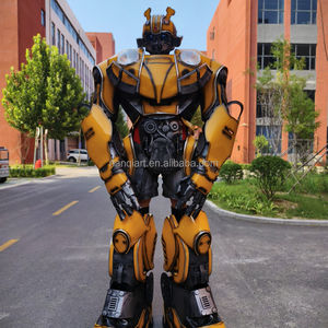 Disfraz <span class=keywords><strong>de</strong></span> Mascota Robot Naranja con Luces LED <span class=keywords><strong>de</strong></span> 2.7M <span class=keywords><strong>de</strong></span> Altura para Adultos, Diseño Nuevo <span class=keywords><strong>de</strong></span> Guangzhou Namchi, Hecho a Mano con EVA <span class=keywords><strong>de</strong></span> Buena Calidad - Product Image 3