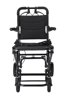 Silla de ruedas manual ligera de alta calidad para Hogar de Ancianos, silla de ruedas portátil plegable para usuarios adultos - Product Image 2