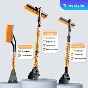 High Quality Portable Snow Shovel Removal Broom Deicing Car Window Windshield Ice Scraper With Brush Snow Shovel Car Snow Remove - Product Image 3