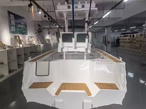 <span class=keywords><strong>Barco</strong></span> de pesca de agua de mar de aluminio de 5 metros para principiantes, pescador, pez de ocio, bote pequeño con placas de aluminio certificadas - Product Image 4