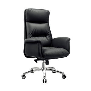 เก้าอี้สำนักงานสำหรับผู้บริหารแบบทันสมัยเก้าอี้ยกหนังแบบหมุนได้สูงพร้อมพนักพิงศีรษะวัสดุหนังสังเคราะห์ - Product Image 2