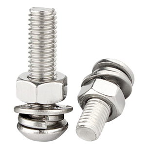 10 Sets/Bag 304 Stainless Steel Metric Hex <b>Socket</b> Button Head Grade A2-70 Standard Thread Screw & Nut Set M2-M6 - Product Image 2
